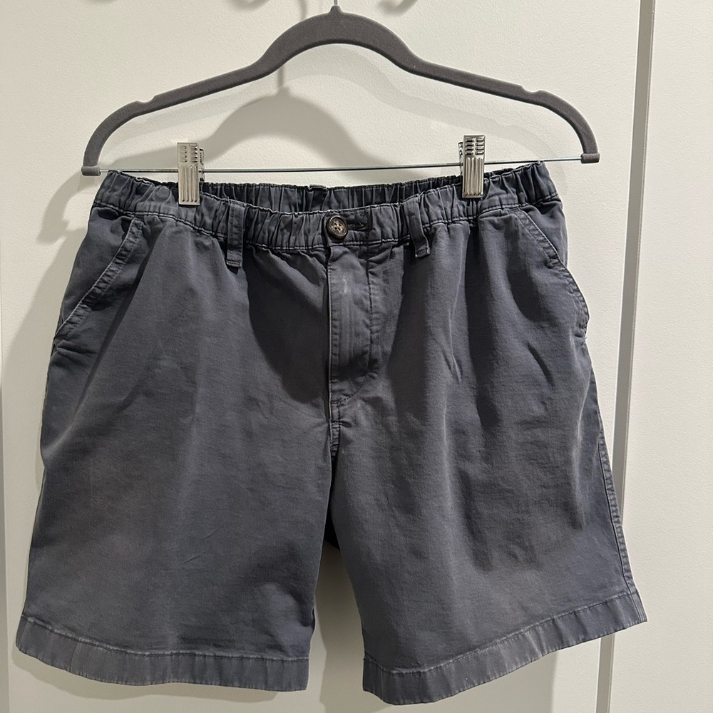 Chubbies Men's Charcoal Flat Front Shorts